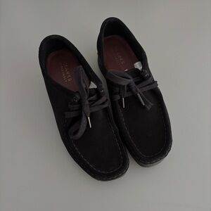 Sold - Clarks Originals Black Wallabee Suede Shoes